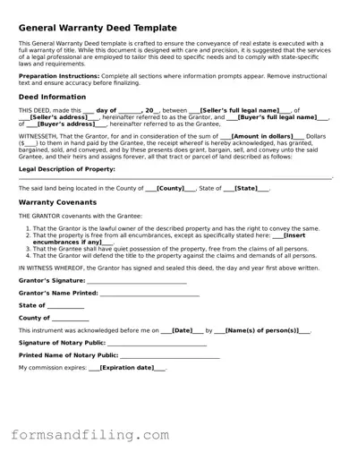 Free Deed Template